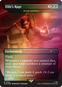 Ellie's Rage - Dictate of Erebos (Rainbow Foil) -  Foil (SLD-2204) - Secret Lair Drop Series
