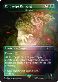 Cordyceps Rat King - Mycoloth (Rainbow Foil) -  Foil (SLD-2205) - Secret Lair Drop Series