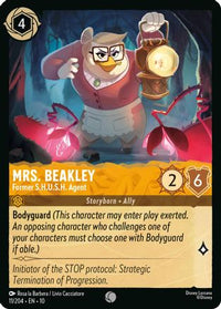 Mrs. Beakley - Former S.H.U.S.H. Agent (11/204) Cold Foil - Whispers in the Well