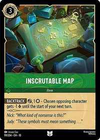 Inscrutable Map (99/204) Cold Foil - Whispers in the Well
