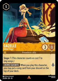 Gazelle - Ballad Singer (25/204)  - Whispers in the Well