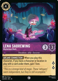 Lena Sabrewing - Mysterious Duck (42/204)  - Whispers in the Well