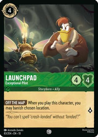 Launchpad - Exceptional Pilot (83/204) Cold Foil - Whispers in the Well