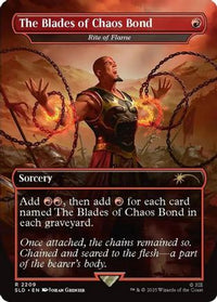 The Blades of Chaos Bond - Rite of Flame -  (SLD-2209) - Secret Lair Drop Series