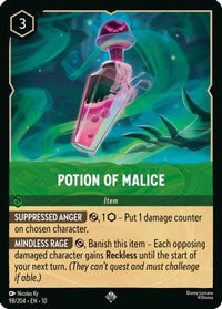 Potion of Malice (98/204) Cold Foil - Whispers in the Well