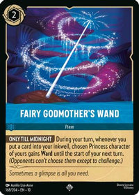 Fairy Godmother's Wand (168/204) Cold Foil - Whispers in the Well