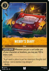 Webby's Diary (31/204) Cold Foil - Whispers in the Well