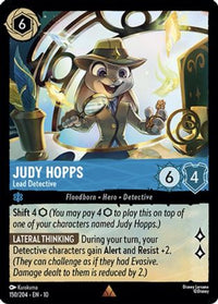 Judy Hopps - Lead Detective (150/204) Cold Foil - Whispers in the Well