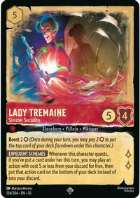 Lady Tremaine - Sinister Socialite (124/204) Cold Foil - Whispers in the Well