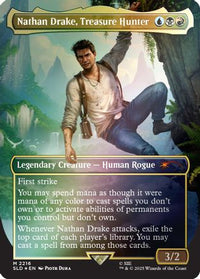 Nathan Drake, Treasure Hunter (Rainbow Foil) -  Foil (SLD-2216) - Secret Lair Drop Series