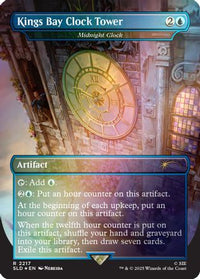 Kings Bay Clock Tower - Midnight Clock (Rainbow Foil) -  Foil (SLD-2217) - Secret Lair Drop Series