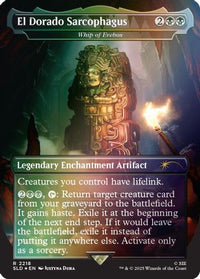 El Dorado Sarcophagus - Whip of Erebos (Rainbow Foil) -  Foil (SLD-2218) - Secret Lair Drop Series