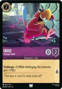 Iago - Stompin' Mad (43/204) Cold Foil - Whispers in the Well