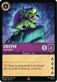 Creeper - Loyal Lackey (50/204) Cold Foil - Whispers in the Well