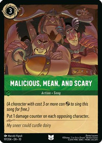 Malicious, Mean, and Scary (97/204) Cold Foil - Whispers in the Well