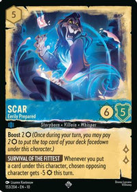 Scar - Eerily Prepared (153/204) Cold Foil - Whispers in the Well