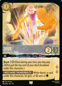 Zeus - Missing His Spark (193/204) Cold Foil - Whispers in the Well