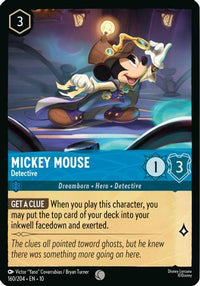 Mickey Mouse - Detective (160/204) Cold Foil - Whispers in the Well