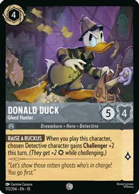 Donald Duck - Ghost Hunter (172/204) Cold Foil - Whispers in the Well
