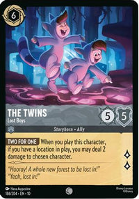 The Twins - Lost Boys (186/204) Cold Foil - Whispers in the Well