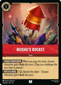 Mushu's Rocket (134/204) Cold Foil - Whispers in the Well