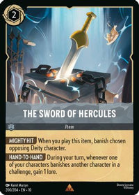 The Sword of Hercules (200/204) Cold Foil - Whispers in the Well