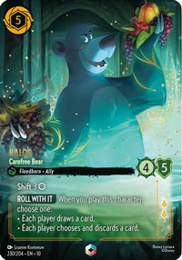 Baloo - Carefree Bear (Enchanted) (230/204) Holofoil - Whispers in the Well