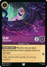 Olaf - Helping Hand (57/204) Cold Foil - Whispers in the Well