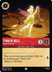 Tinker Bell - Fancy Footwork (106/204) Cold Foil - Whispers in the Well