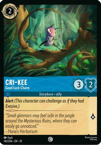 Cri-Kee - Good Luck Charm (142/204) Cold Foil - Whispers in the Well