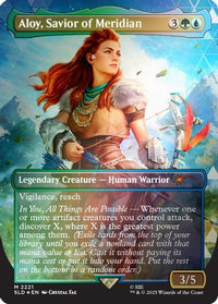 Aloy, Savior of Meridian (Rainbow Foil) -  Foil (SLD-2221) - Secret Lair Drop Series