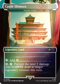 Castle Shimura - Eiganjo Castle (Rainbow Foil) -  Foil (SLD-2230) - Secret Lair Drop Series