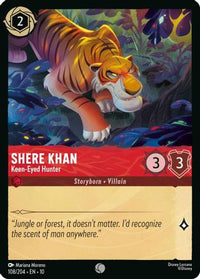 Shere Khan - Keen-Eyed Hunter (108/204) Cold Foil - Whispers in the Well