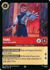 Hans - Brazen Manipulator (117/204) Cold Foil - Whispers in the Well