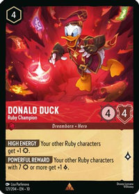 Donald Duck - Ruby Champion (121/204)  - Whispers in the Well