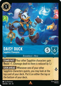 Daisy Duck - Sapphire Champion (158/204) Cold Foil - Whispers in the Well
