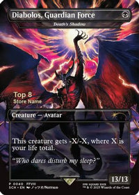 Diabolos, Guardian Force - Death's Shadow (Top 8) -  (GAME-040) - Game Day & Store Championship Promos