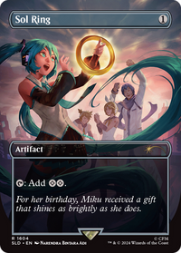 Sol Ring (SLD-1604) - Secret Lair Drop (Borderless) Foil