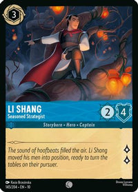 Li Shang - Seasoned Strategist (145/204) Cold Foil - Whispers in the Well