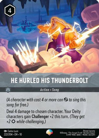 He Hurled His Thunderbolt (Epic) (222/204) Holofoil - Whispers in the Well