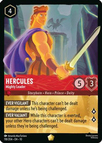 Hercules - Mighty Leader (118/204) Cold Foil - Whispers in the Well