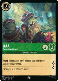Kaa - Suspicious Serpent (72/204)  - Whispers in the Well