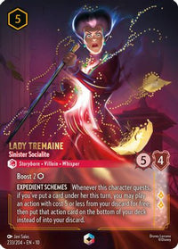 Lady Tremaine - Sinister Socialite (Enchanted) (233/204) Holofoil - Whispers in the Well