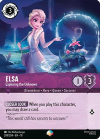 Elsa - Exploring the Unknown (Epic) (208/204) Holofoil - Whispers in the Well