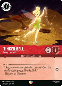 Tinker Bell - Fancy Footwork (Epic) (214/204) Holofoil - Whispers in the Well