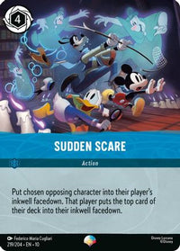 Sudden Scare (Epic) (219/204) Holofoil - Whispers in the Well