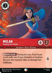 Mulan - Standing Her Ground (Epic) (215/204) Holofoil - Whispers in the Well