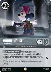Minnie Mouse - Ghost Hunter (Epic) (220/204) Holofoil - Whispers in the Well
