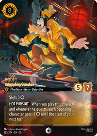 Goofy - Galumphing Gumshoe (Enchanted) (223/204) Holofoil - Whispers in the Well