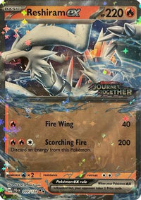 Reshiram ex (Journey Together Stamped) 030  - Holofoil Miscellaneous Cards & Products - Double Rare
